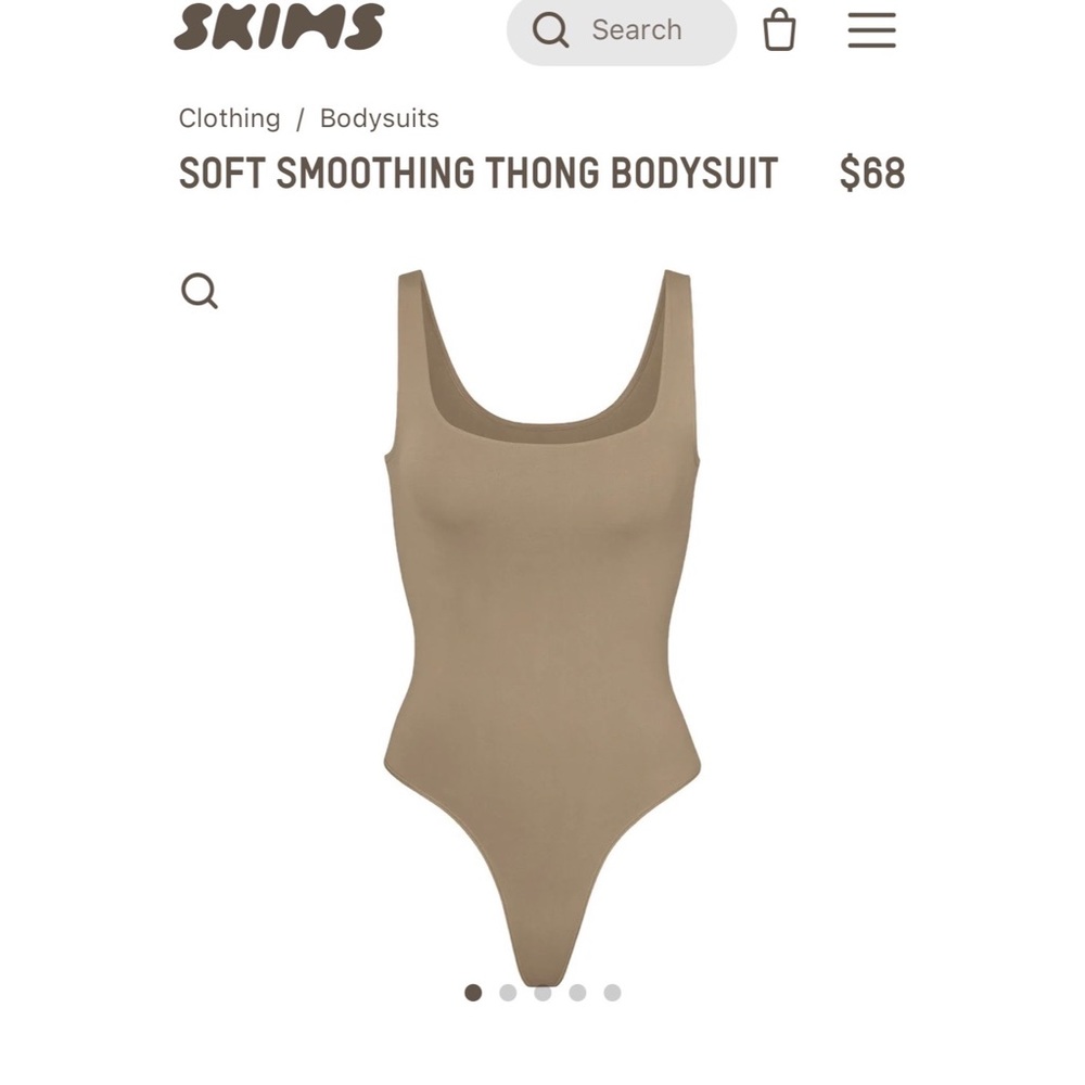 NWT SKIMS SOFT SMOOTHING THONG BODYSUIT